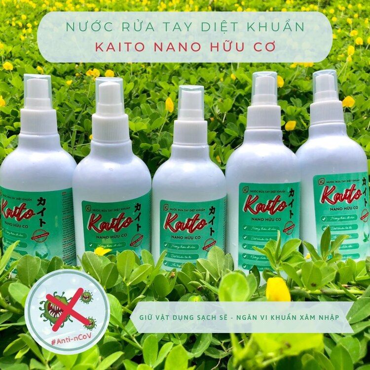 Nước rửa tay hữu cơ Kaito bảo vệ sức khỏe cả gia đình